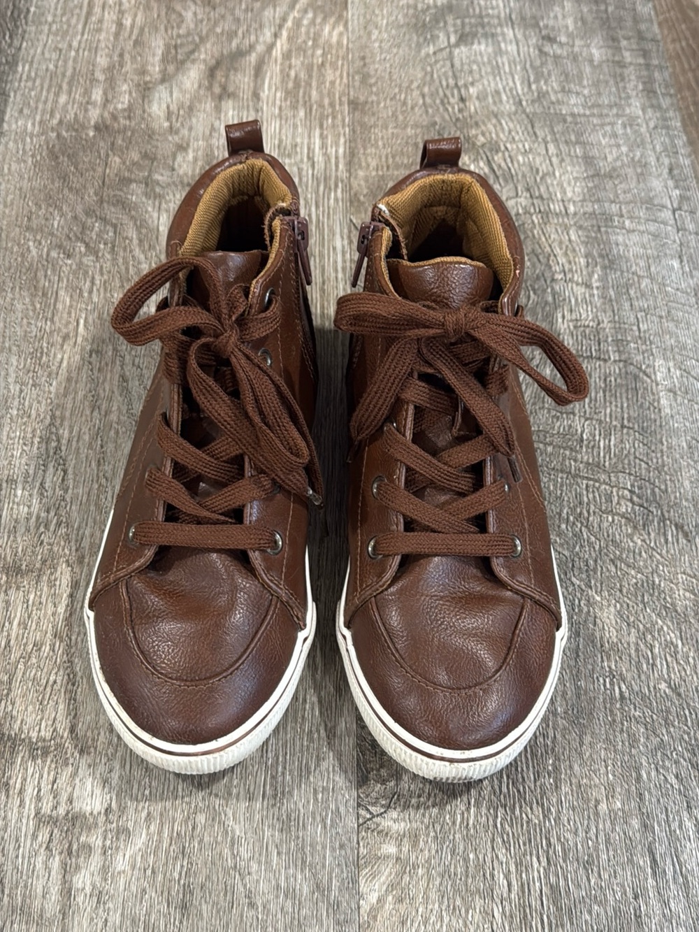 Cat & Jack Brown High-Top Kids Sneakers